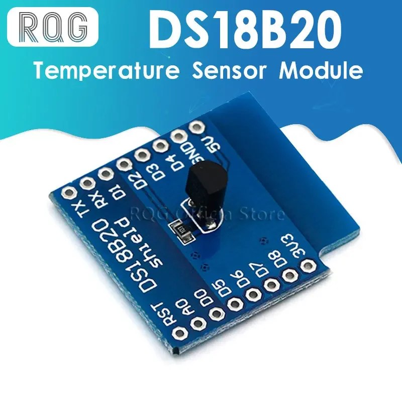 DS18B20 temperature sensor module measurement module for WEMOS D1 mini WIFI extension board learning board