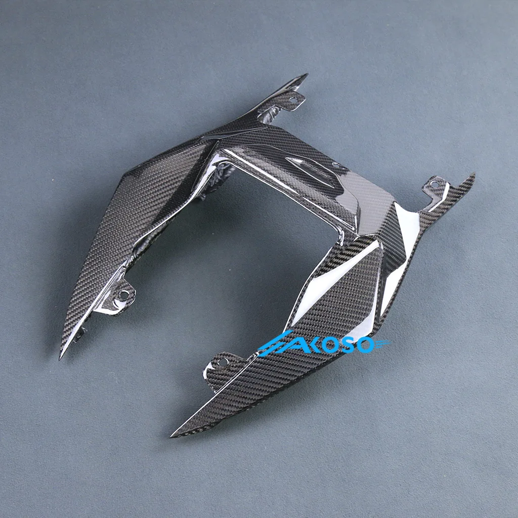 Für BMW S1000RR 2015 2016 2017 2018 Vollständige 3K Trockene Kohlefaser Motorradverkleidungen AKOSO 윙렛 Zubehör für Modifikation
