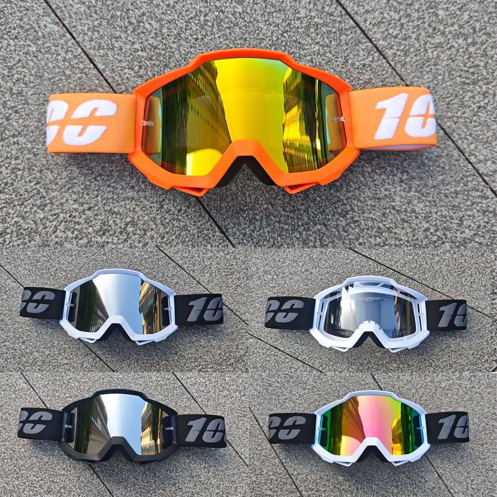 

100 Off-Road Cycling High-Definition Protective Lenses Windproof Dustproof Unisex Four Seasons Breathable Fashion Sport Glasses