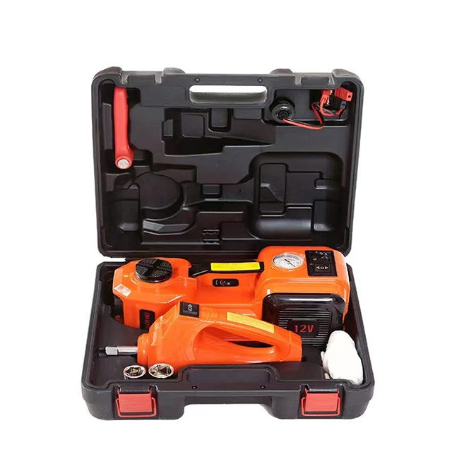 Manufacturer's New Design Portable 3Ton Car Tire Change Tool Electric Jack Set