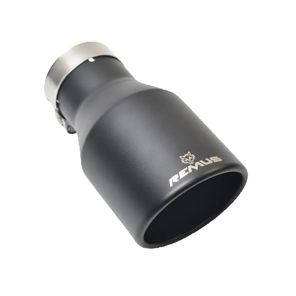 

RE Black Exhaust tip -2.5'' Inlet Black Coated Stainless Steel Car Muffler Tips 2.5" ID x 3.5"OD x x 7"L