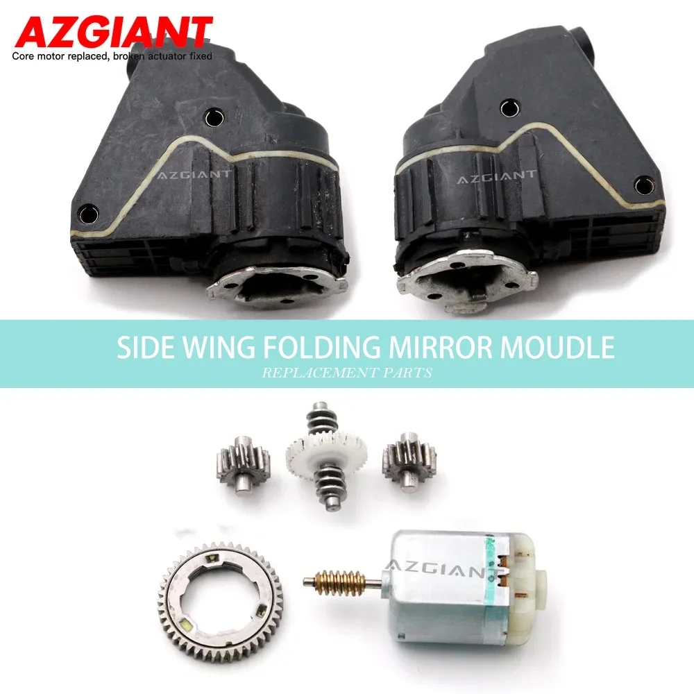 

AZGIANT Car Exterior Power Folding Mirrors Motor Module For Jaguar XF XJL XJ XFR Volvo S80 MK2 Auto Replacement Parts