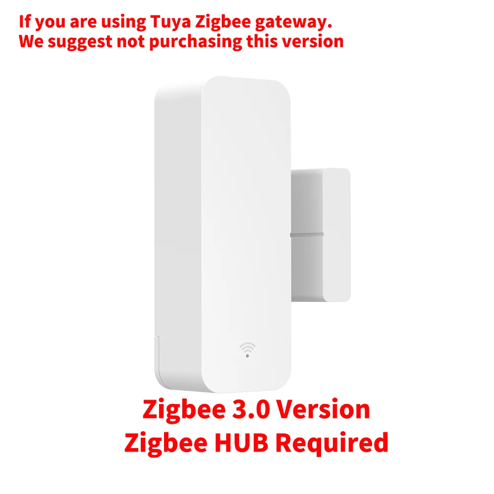 Zigbee 3.0 Türsensor Fensterdetektoren Magnetischer Sensor Smart Home Sicherheitsschutz Fernüberwachung Unterstützt ZHA Z2MQTT