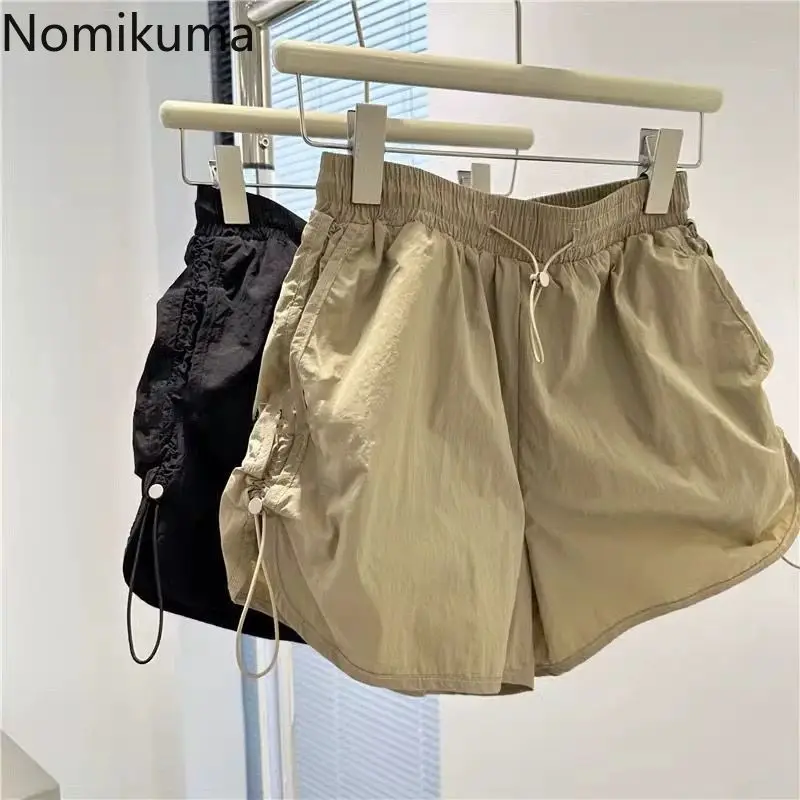 

Womens Clothing Summer Shorts Pantalones Cortos De Mujer Fashion Casual Drawstring Korean Y2k Pants New Bottoms 2024 Short Mujer