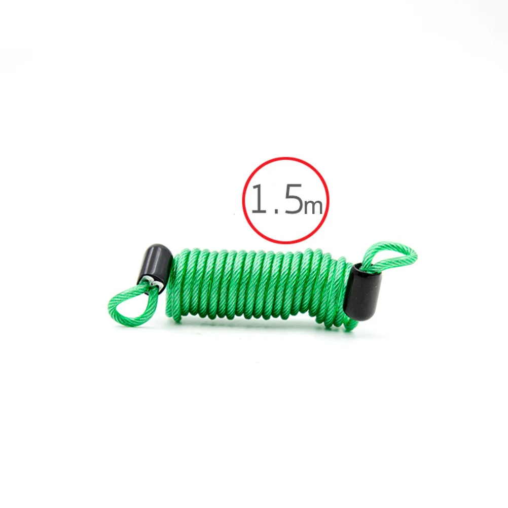 

6Pcs Lightweight Wire Rope Lock Portable Anti-Theft Buckle for Bikes Backpacks Outdoor Sports Spring Lock Rope