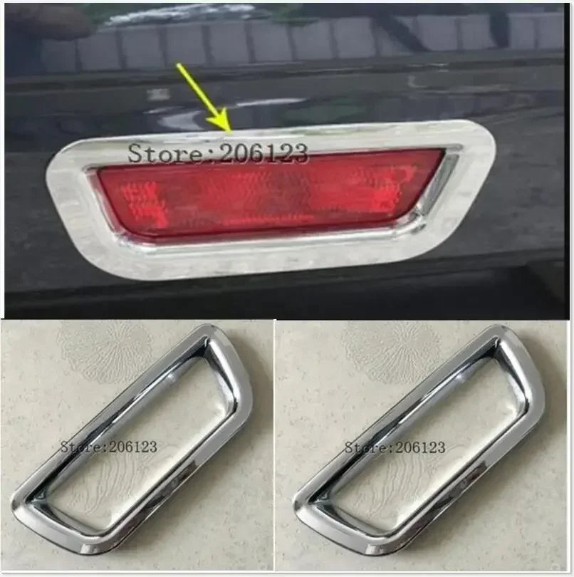 

car ABS chrome body back tail Brake skid light lamp frames stick styling cover trim For Nissan Teana Altima 2013 2014 2015