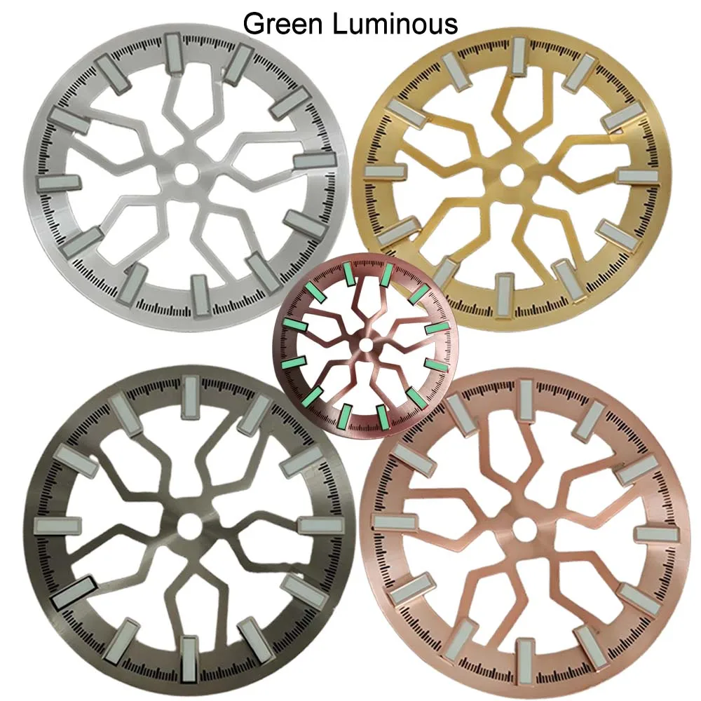mostrador-de-relogio-285mm-para-movimento-nh70-esqueleto-verde-sem-luminoso-oco-dourado-rosa-cinza-prata-acessorios-para-mostrador-de-relogio