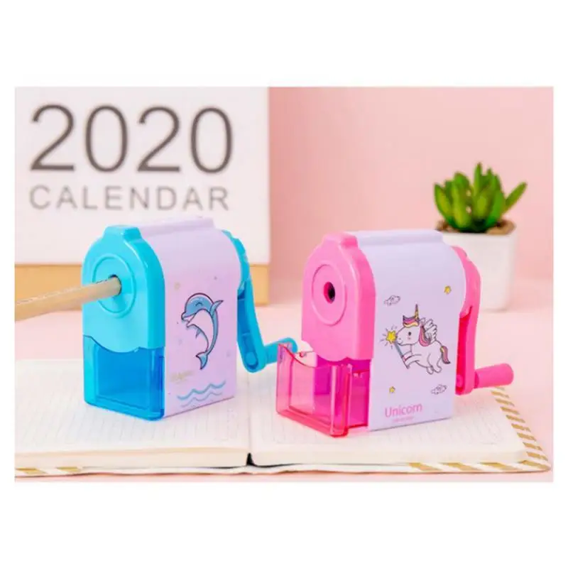 Cute Unicorn Dolphin Mechanical Sharpener For Pencil School Office Supplies Creative Stationery Back To School