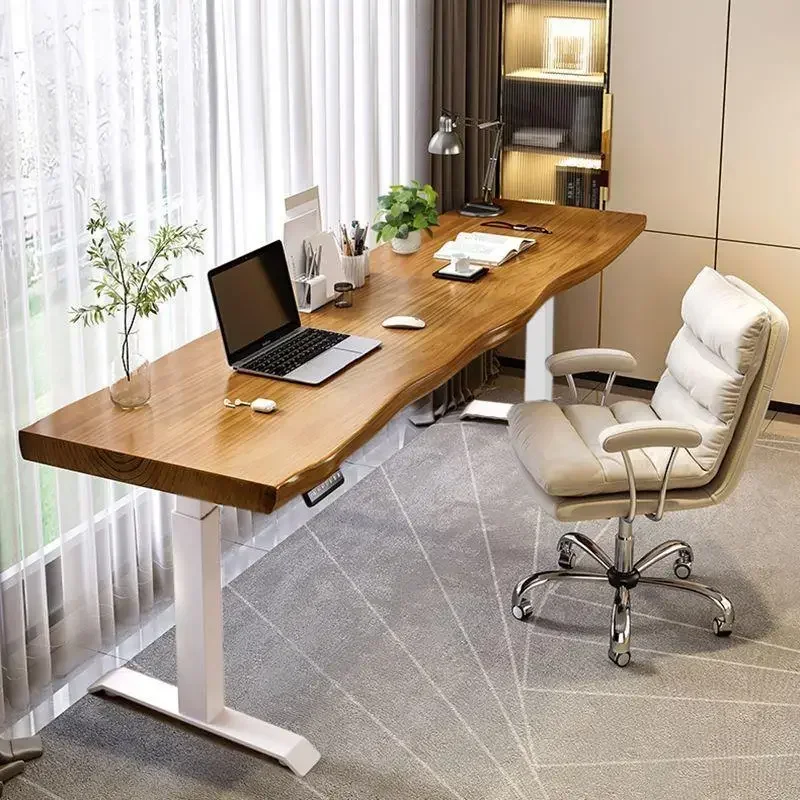 

Y Desk Learning Computer Desk Solid Wood Standing Workbench Home Intelligent Electric Lifting Table