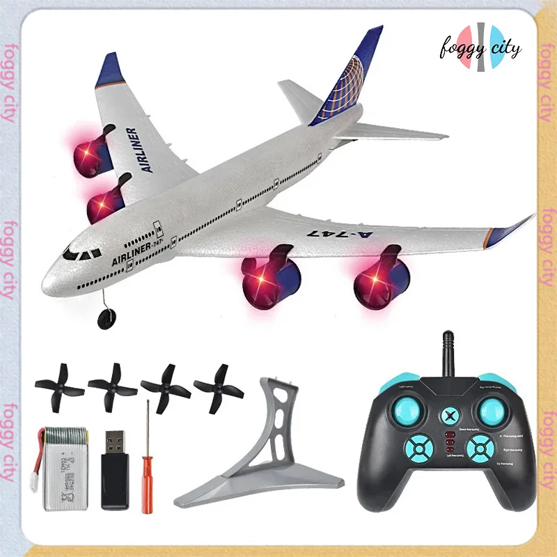 

Rc Plane New Product Remote Control Glider Three Channel Fixed Wing Aircraft Model 2.4g Children's Electric Toy Birthday Gift