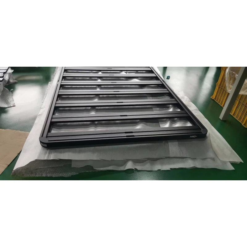High Quality Black Powder Coated Aluminum Steel Roof Rack Auto Exterior Modification Accessories for Van