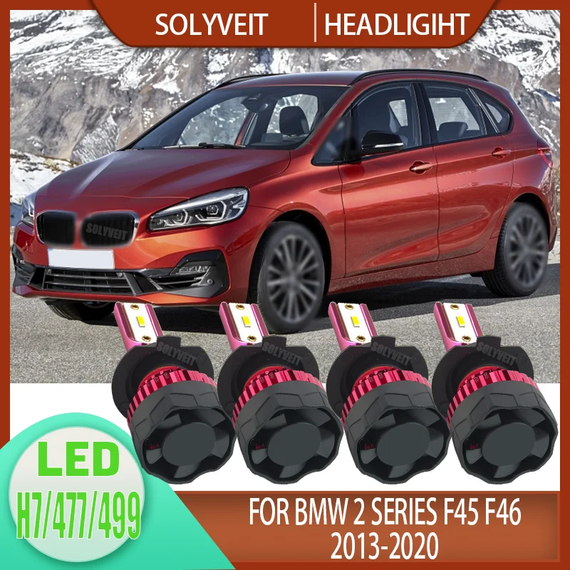 

499/477/H7 Car Headlight LED Kit IP67 Waterproof For BMW 2 Series F45 F46 2013 2014 2015 2016 2017 2018 2019 2020 FOR Rainy Day