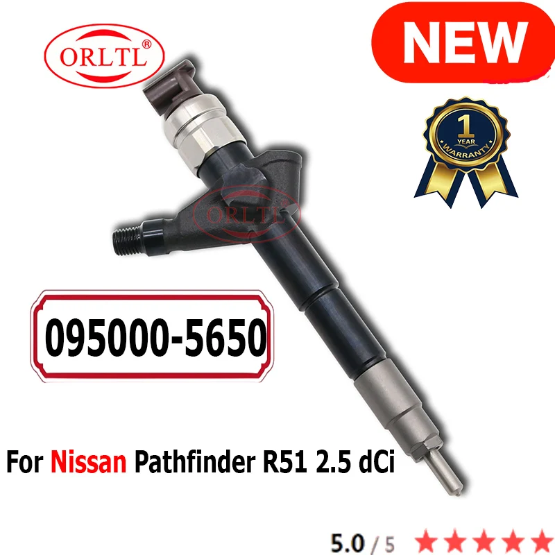 

095000-5650 NEW DIESEL FUEL INJECTOR 0950005650 Common Rail Injector Nozzle 095000 5650 For Nissan Pathfinder R51 2.5 dCi ORLTL