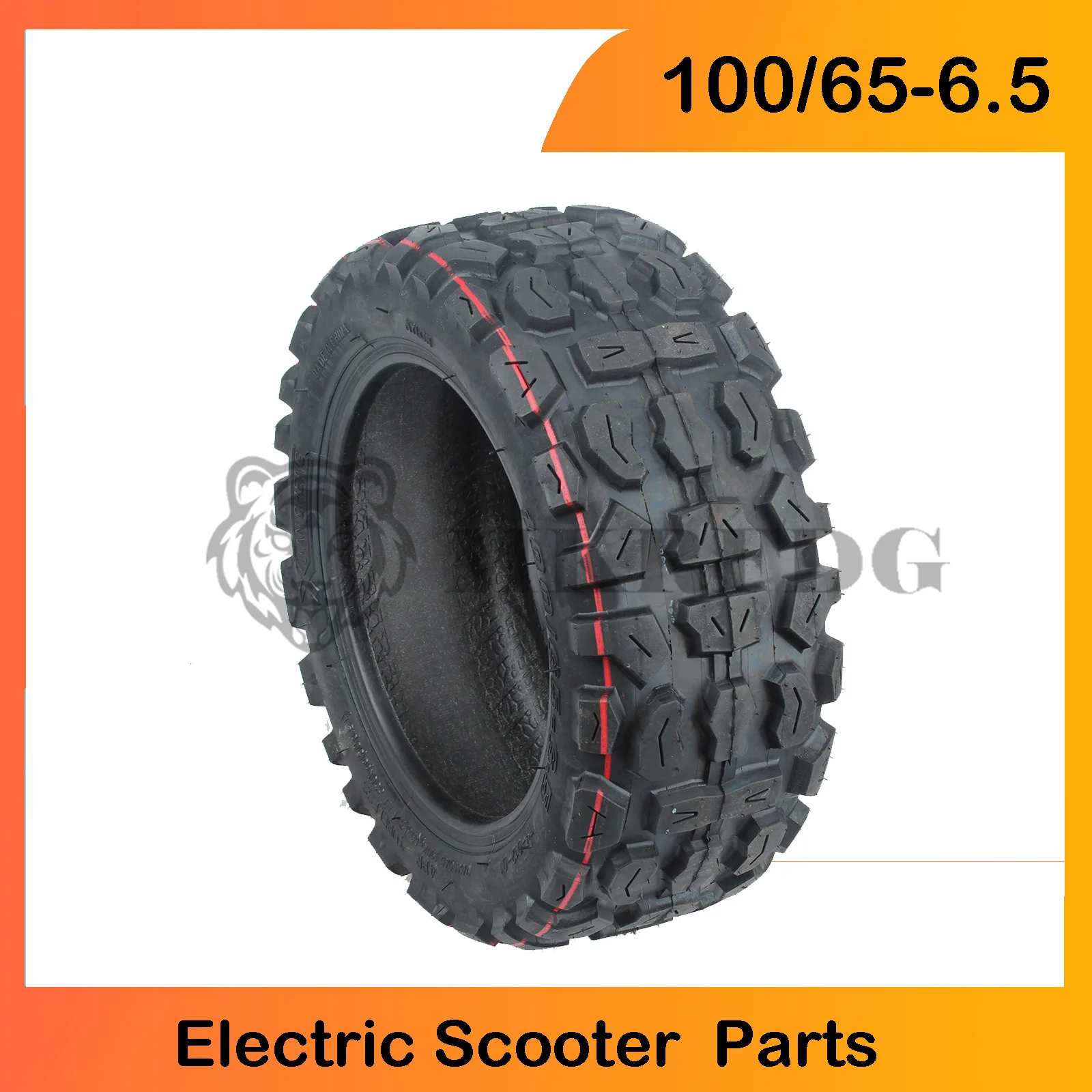 xuancheng 11 Inch 100/65-6.5 off-Road Vacuum Tire Motorcycle Tubeless Tyre Widen Outer Tire Electric Scooter Wheel Parts