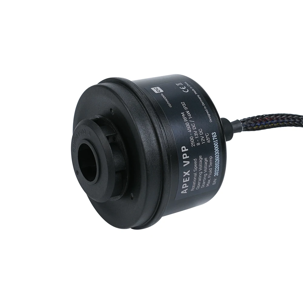 Pompa Alphacool VPP Apex PWM, mocna, dostarczana z zasilaniem przez złącze SATA. 2500 - 4500 obr./min