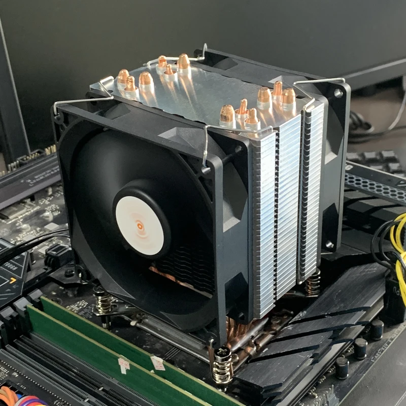2/4/6 Heat Pipes CPU Air Cooler Tower PC Radiator for Intel LGA 775 2011 1700 1150 1151 1366 1155 1156 X79 1200 X99 Ventilador image 3