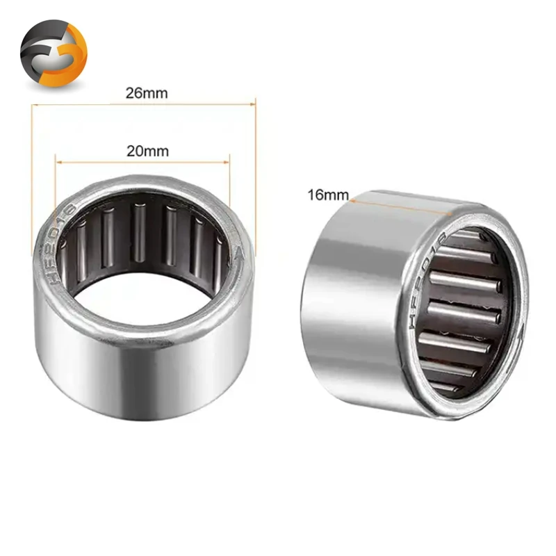 Single Way Needle Bearing One Way Roller Bearing 5PCS HF2016 20X26X16 mm HF081412 8X14X12 mm