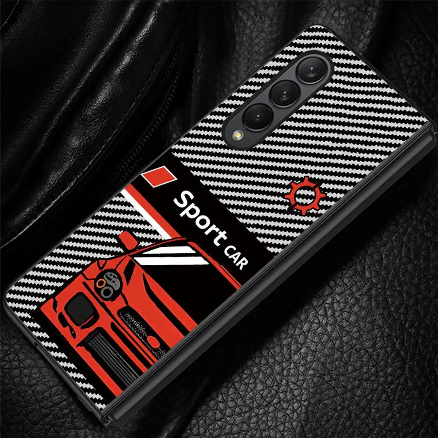 Phone Shell Funda Case for Samsung Galaxy Z Fold 8 Ultra ZFold7 ZFold3 Z Fold 7 6 5 4 3 ZFold5 ZFold6 ZFold4 Sports Dream Car