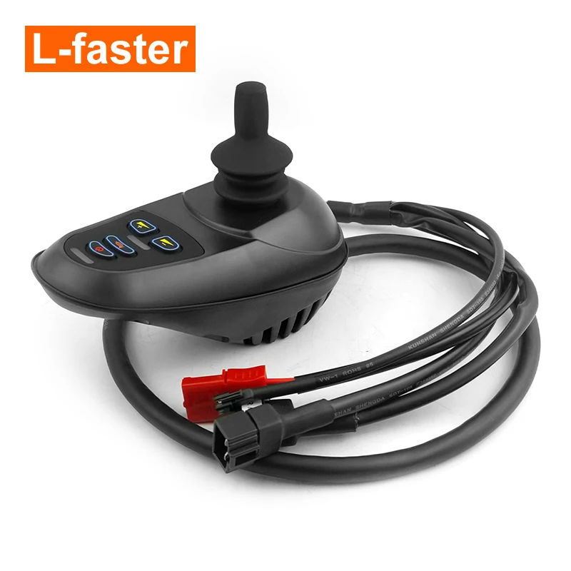 L-faster 24V Dual Drive Brushed Motor Joystick Controller Forward Reverse Max Current 45A for Indoor Electric Wheelchair Bike