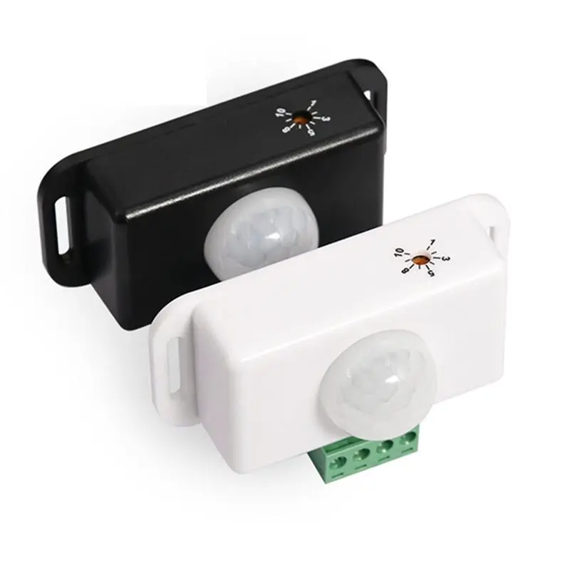 【أداة منزلية】تيار مستمر 12 فولت 24 فولت 6A IR كاشف الأشعة تحت الحمراء وحدة مفتاح الإضاءة ضبط تلقائي PIR محس حركة مفتاح الإضاءة #5