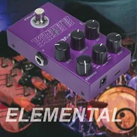 Pedal de retardo digital elemental M-VAVE, 9 efectos de amplificador vintage, EQ de 3 bandas y diseño True Bypass