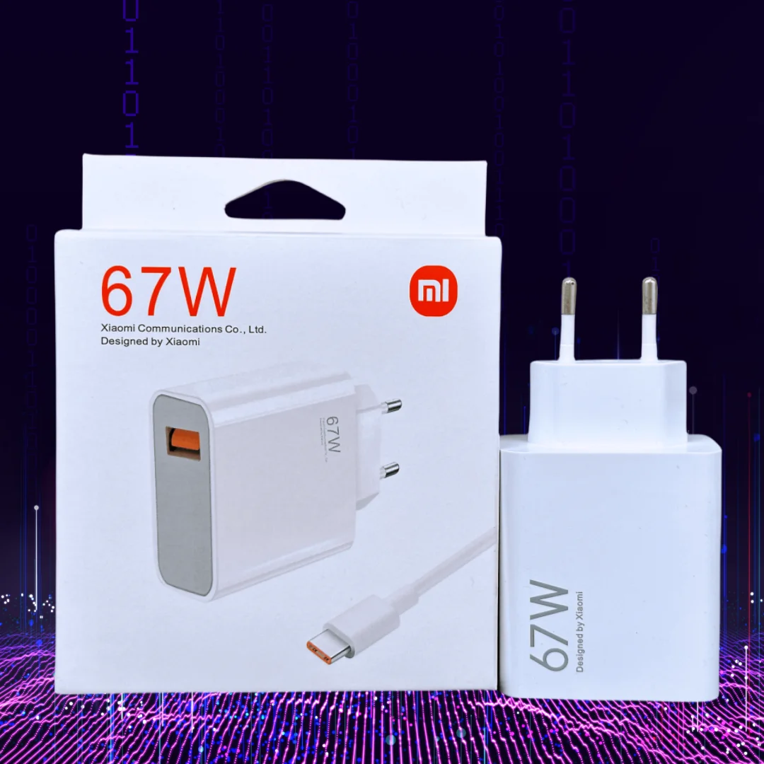 

Оригинальное зарядное устройство Xiaomi 67W с быстрой зарядкой Turbo, адаптер с кабелем USB Type-C для Redmi Note 14, 13 Pro, Mi 14T, K60, K60E, K50