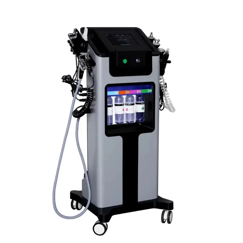 10 في 1 جهاز هيدروديرمابراشن - تنظيف عميق للوجه، تقشير مائي، رذاذ هيدروجين أكسجين، رفع العين وتجديد البشرة #3