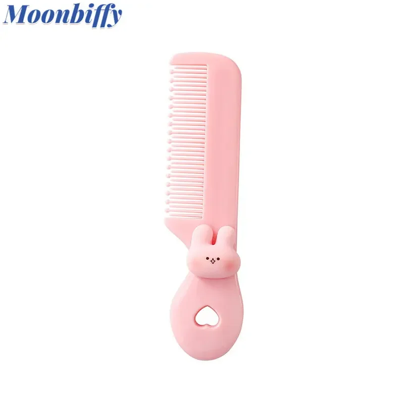 Cute Mini Comb for Baby Girl Boy Small Koran Cartoon Animal Floral Protable Hair Brushes Girl Kid Hair Accessories Hair Comb