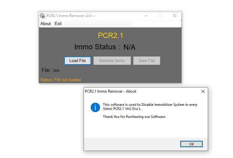 Logiciel de suppression d'IMMO PCR2.1 illimité, version 2.4, avec correction d'algorithme SIMOS sans somme de contrôle, compatible avec de nombreux ordinateurs