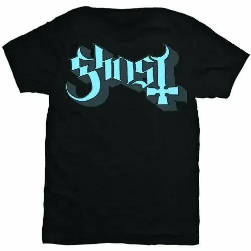 Ghost B C Blue Grey Keyline Logo T Shirt New Official