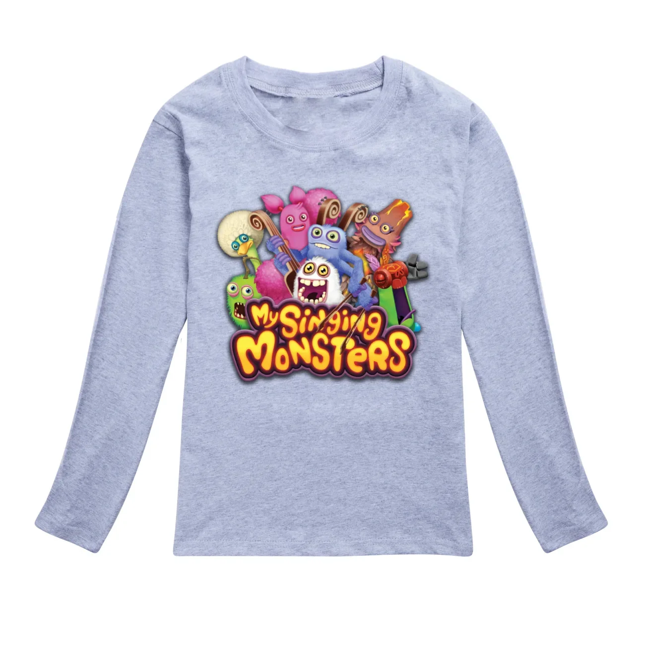 MY SINGING MONSTERS T Shirt Kids Long Sleeve Tops Baby Girls Cartoon T-shirt Children Clothing Unisex Boys Cotton Casual Tshirts