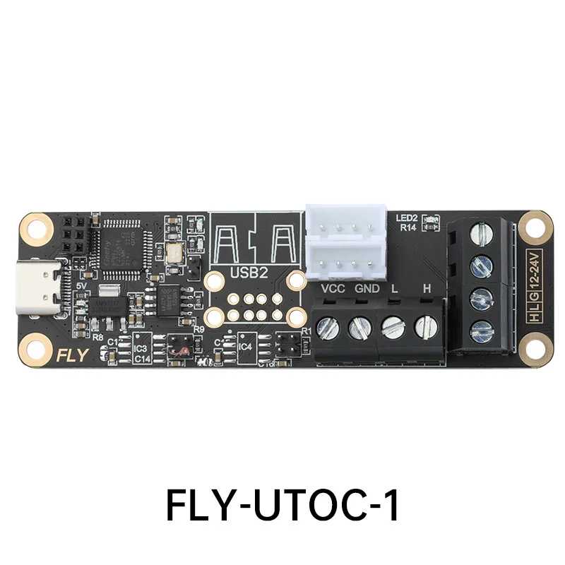 Mellow Fly Tool Lite Toolhead Board Compatible Diy 3D Printer Klipper Canbus RS232 Hotend Board For Nema14/17 Motor image 3
