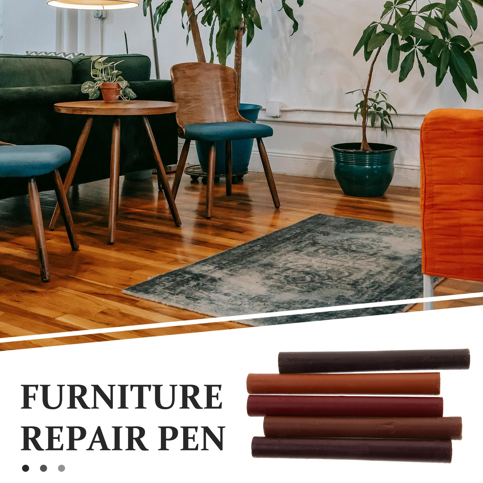 

5 шт., ручка для ремонта мебели, ярко-белая, быстросохнущая, сильное покрытие для дерева, металла, стекла, камня, пластика-маркер для дерева