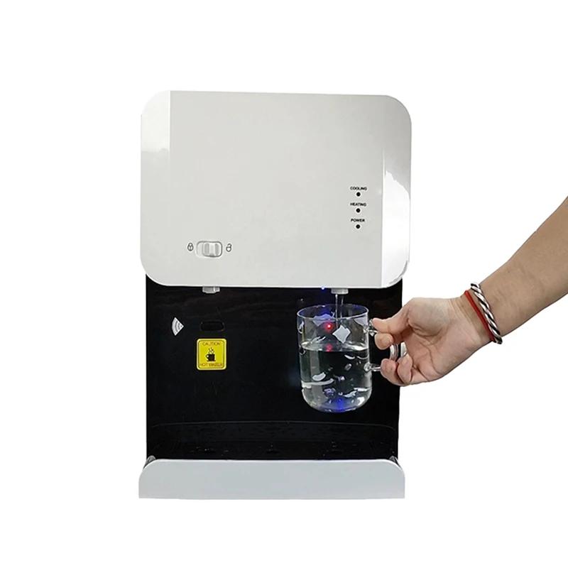 

Электрический металлический настольный охладитель воды с умной системой фильтрации, компрессор горячей и холодной воды для домашнего использования в отеле и офисе