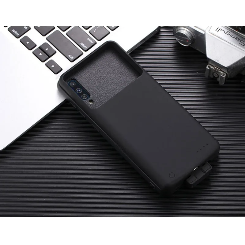 5000mAh for Samsung A50 Back Clip Battery Wireless Charger Phone Case Mobile Power Bank Magnetic Separation Model