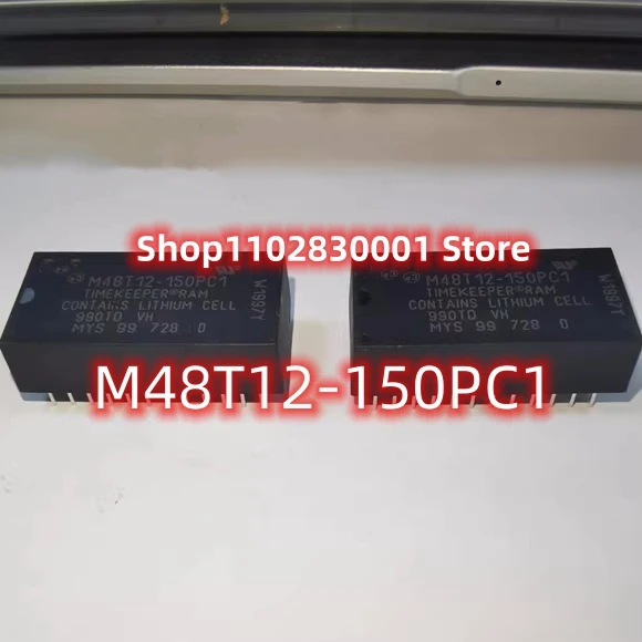 2PCS   M48T12-150PC1  DIP24   Memory Clock Chip N STOCK