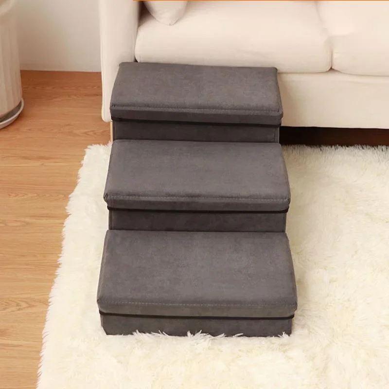 Folding Stool for Disabled and Elderly Dog Staircase, Bedside Sofa, Climbing Stairs, Comfortable and Breathable, Pet Ladder