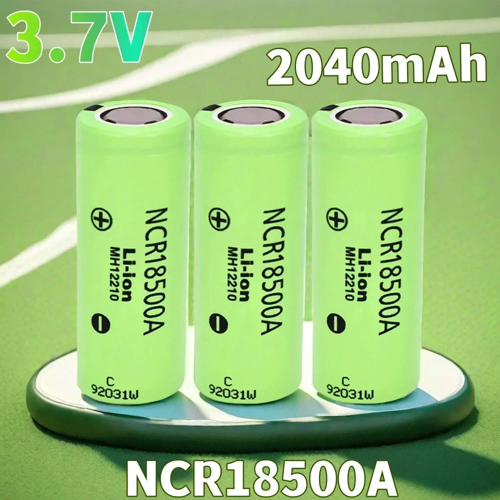 Lithium 3.7V 18500 2040mah Battery For Panasonic NCR18500A 3.6V Battery for Toy Torch Flashlight ect