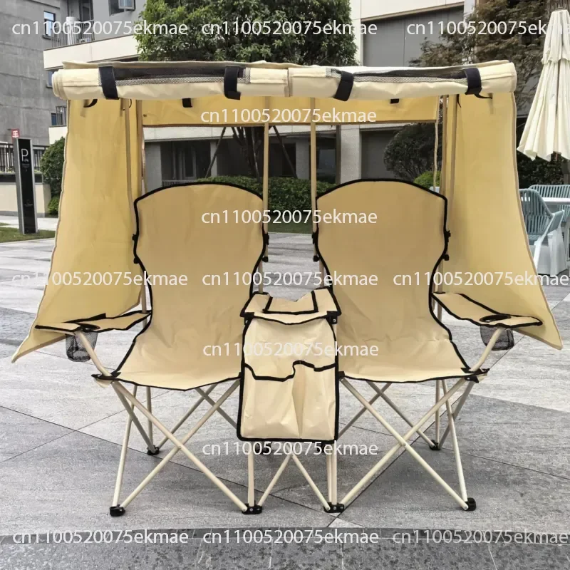 Summer Double Sunshade Sunscreen Leisure Chair Recommends Outdoor Folding Chair