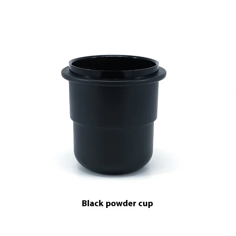 Tasse de dosage de café transparente noire, mesure précise, stockage d'empilage, poudre de café, accessoires de machine à expresso, standard, 58mm