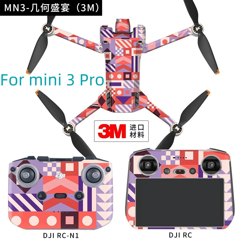 

StartFly Sticker For DJI Mini 3 Pro 3M Sticker RC Remote Control Waterproof Anti-Scratch Film for Mini 3 Pro Creative Sticker