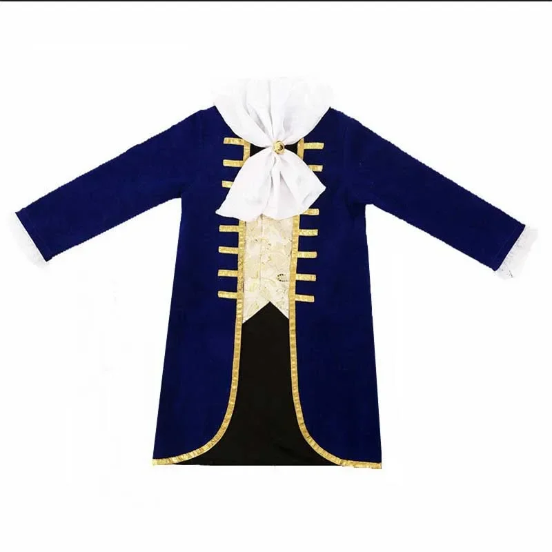 Kids Beauty The Beast Cosplay Costume for Child Disney Prince Adam Cosplay Uniform Clothes Hat Suit Halloween Party Costumes