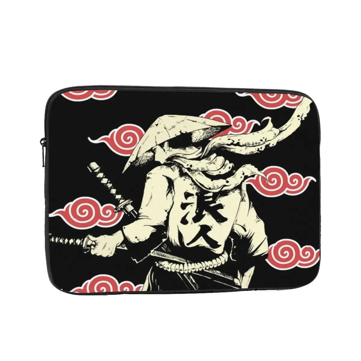 Red Cloud Japanese Samurai Warrior Anime2 Notebook Laptop Bag Case Pouch 10 12 13 15 17 Inch Tablet Shockproof Case Bag