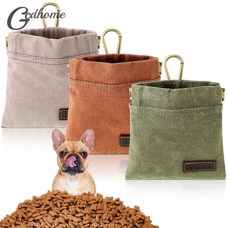 Dog Training Snack Bag Outdoor Travel Pet Dog Treat Pouch Portable Oil Resistance Food Dispenser Bag Durable Pet Accessories