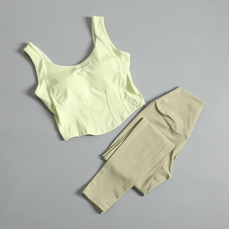 

Yoga suit women 2025 new summer internet celebrity tight professional high-end fitness suit morning jogging sportswear