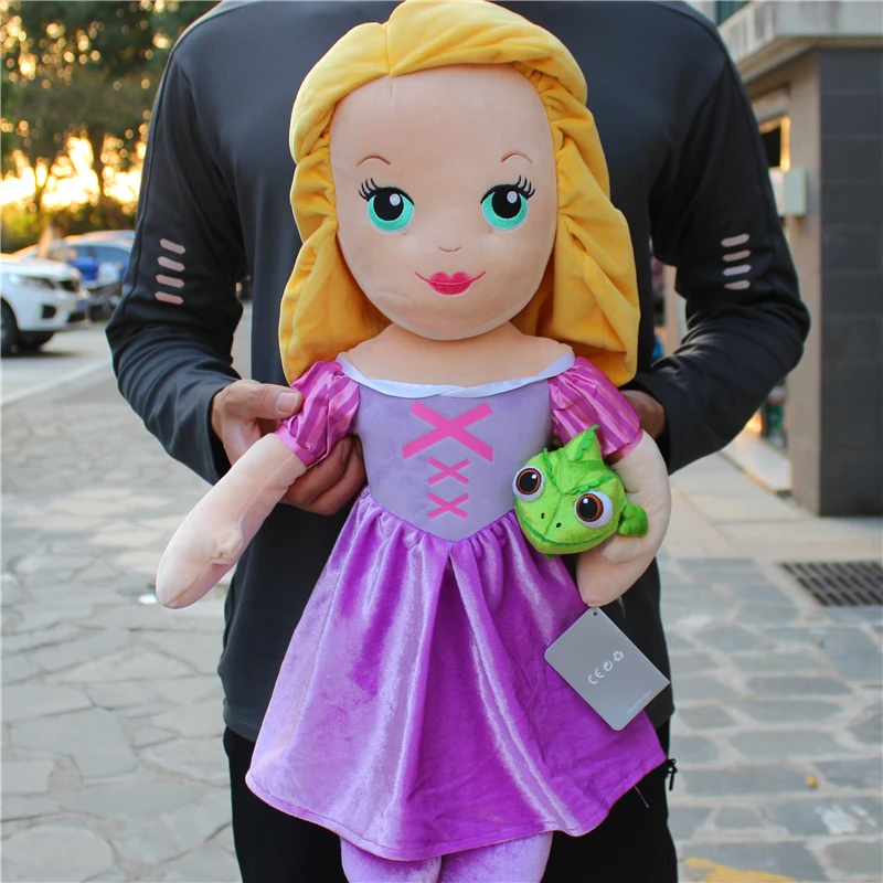 1piece Rapunzel princess Tangled princess with Pascal Plush Doll Pascal Stuffed Animals doll Rapunzel Shoulder Plush Doll