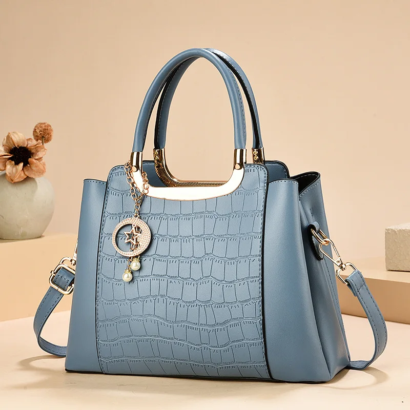 

Лидер продаж сезона, новая женская сумка с крокодиловым узором, большая вместительная сумка через плечо, качественная модная сумка