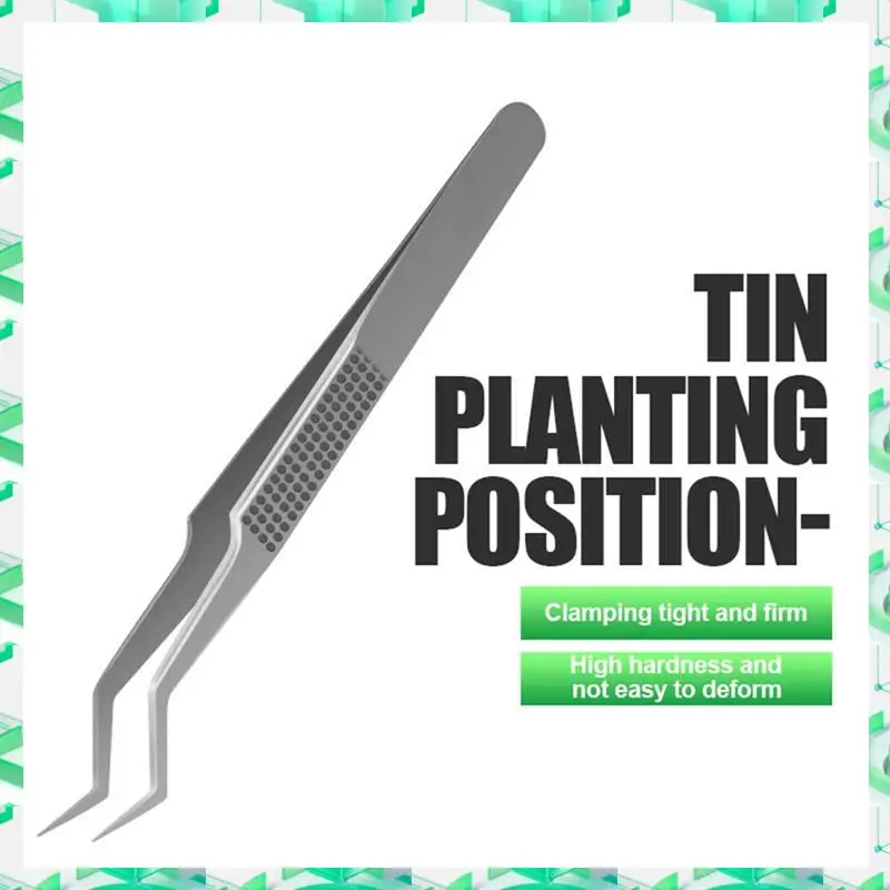 

FIZP ST-20 3D Tweezers High Precision Flying Line Super Hard Tweezer For Planting Tin IC Chip Phone Repair Forceps Tools Easy To