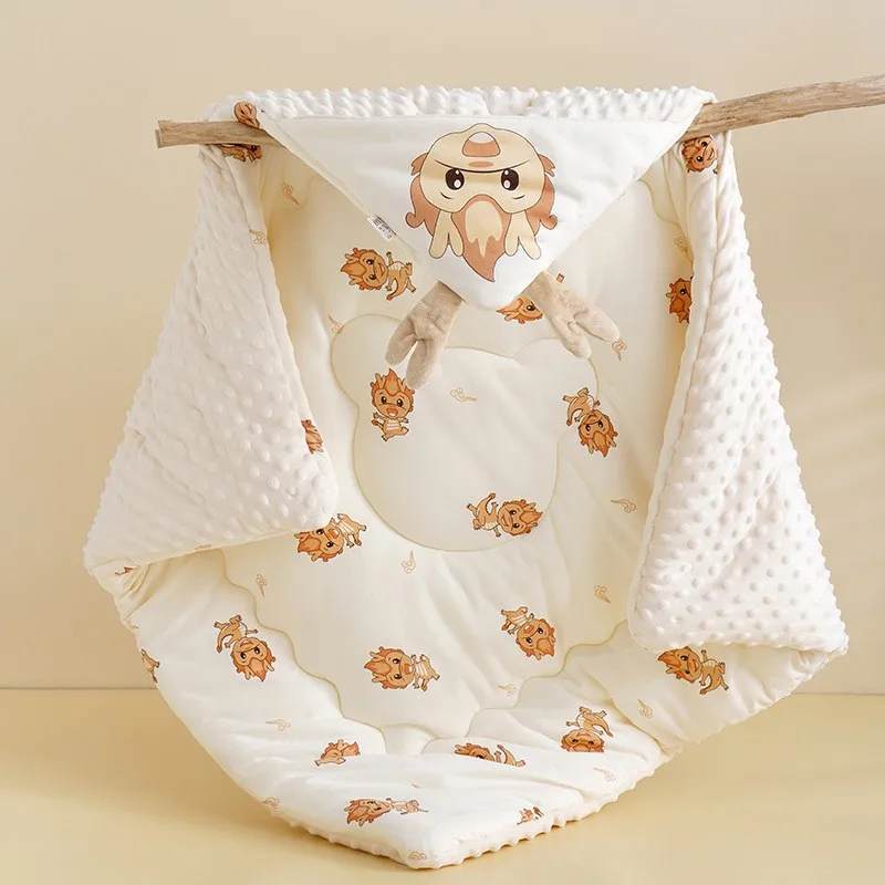 

90*90cm Baby Sleeping Bag Thicken Newborn Baby Products Warm Blanket Sleep Sack Bedding