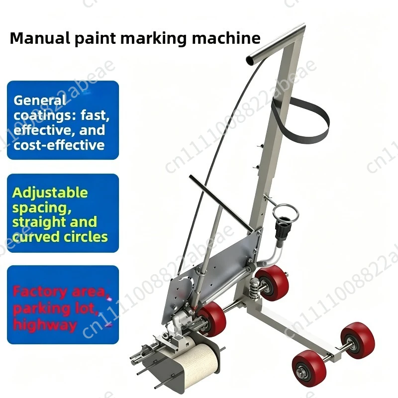 New Small Paint Marking Car Parking Space Basketball Court Runway Marking Paint Warehouse Workshop Marking Machine